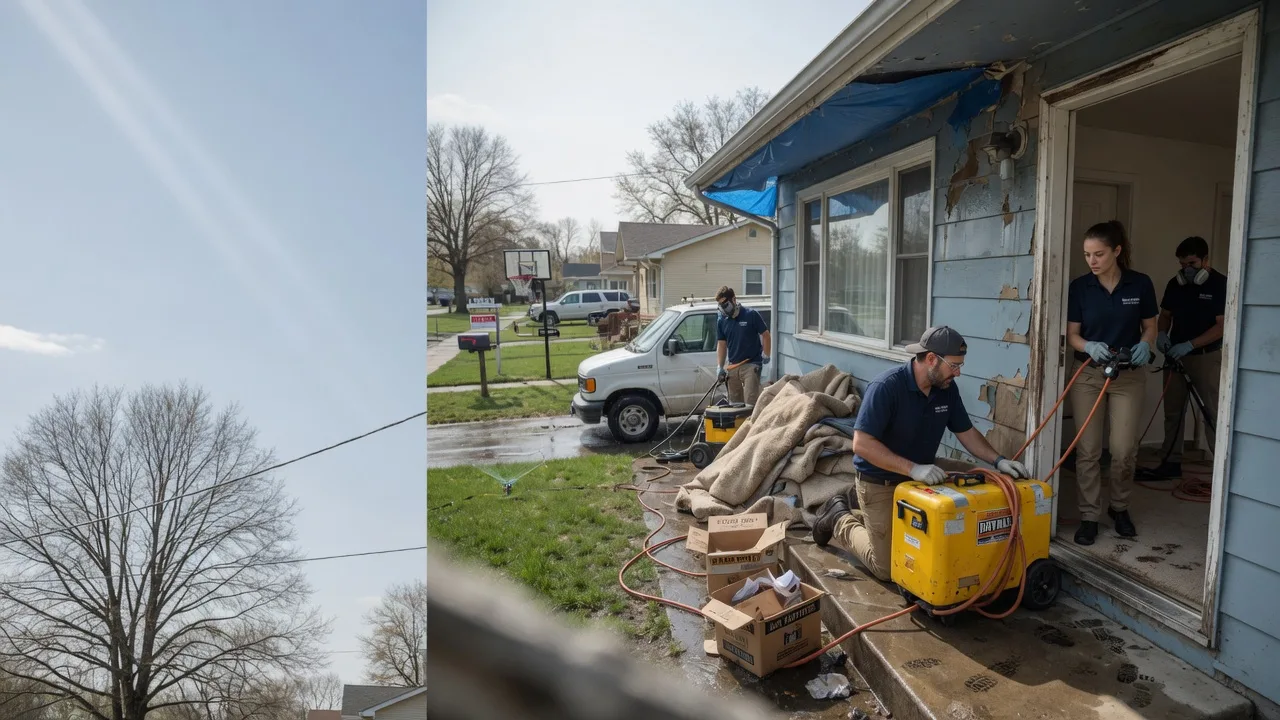 Basement Flood Cleanup in Pleasanton, KS near me